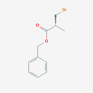 molecular formula C11H13BrO2 B12964114 Benzyl (R)-3-bromo-2-methylpropanoate 