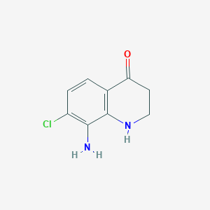 8-Amino-7-chloro-2,3-dihydroquinolin-4(1H)-one