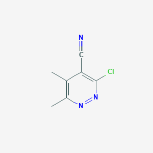 B1296413 3-Chloro-5,6-dimethylpyridazine-4-carbonitrile CAS No. 93824-72-7