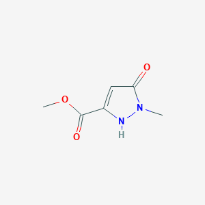 molecular formula C6H8N2O3 B1296415 5-羟基-1-甲基-1H-吡唑-3-羧酸甲酯 CAS No. 51985-95-6