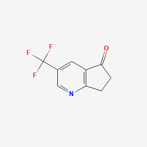 3-(Trifluoromethyl)-6,7-dihydro-5H-cyclopenta[B]pyridin-5-one