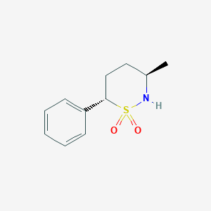 (3R,6S)-3-Methyl-6-phenyl-1,2-thiazinane 1,1-dioxide