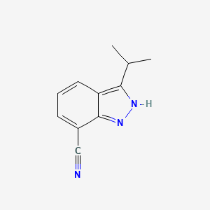 3-Isopropyl-1H-indazole-7-carbonitrile