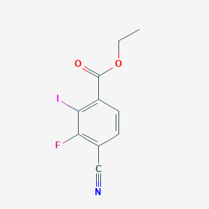 Ethyl 4-cyano-3-fluoro-2-iodobenzoate