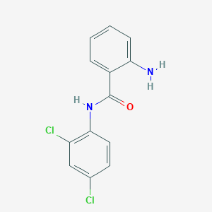 molecular formula C13H10Cl2N2O B1296420 2-氨基-N-(2,4-二氯苯基)苯甲酰胺 CAS No. 34490-00-1