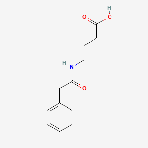B1296423 4-[(2-Phenylacetyl)amino]butanoic acid CAS No. 2937-01-1
