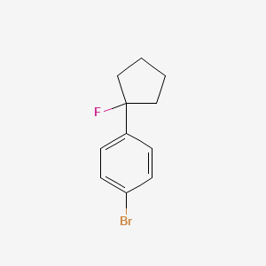 1-Bromo-4-(1-fluorocyclopentyl)benzene