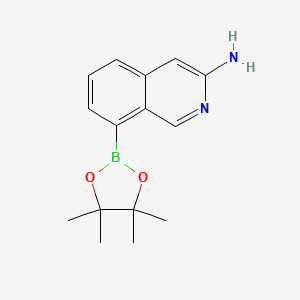 8-(4,4,5,5-Tetramethyl-1,3,2-dioxaborolan-2-yl)isoquinolin-3-amine