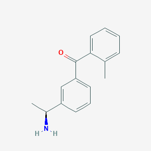 (S)-(3-(1-aminoethyl)phenyl)(o-tolyl)methanone hydrochloride