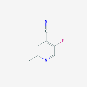 molecular formula C7H5FN2 B12964304 5-Fluoro-2-methylisonicotinonitrile 