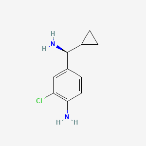 (S)-4-(Amino(cyclopropyl)methyl)-2-chloroaniline