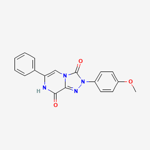 2-(4-methoxyphenyl)-6-phenyl-[1,2,4]triazolo[4,3-a]pyrazine-3,8(2H,7H)-dione