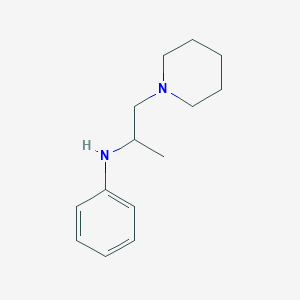 molecular formula C14H22N2 B12964353 N-(1-(Piperidin-1-yl)propan-2-yl)aniline 