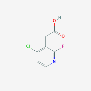 2-(4-Chloro-2-fluoropyridin-3-yl)acetic acid