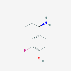 (R)-4-(1-Amino-2-methylpropyl)-2-fluorophenol