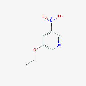 molecular formula C7H8N2O3 B12964393 3-Ethoxy-5-nitropyridine 