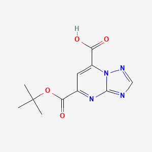 5-(tert-Butoxycarbonyl)-[1,2,4]triazolo[1,5-a]pyrimidine-7-carboxylic acid