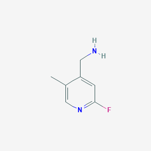 (2-Fluoro-5-methylpyridin-4-YL)methylamine