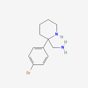 (2-(4-Bromophenyl)piperidin-2-yl)methanamine