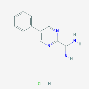 5-Phenylpyrimidine-2-carboximidamide hydrochloride