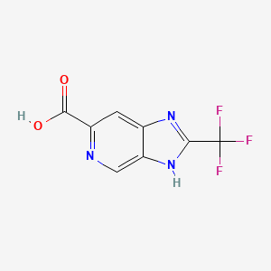 2-(Trifluoromethyl)-3H-imidazo[4,5-c]pyridine-6-carboxylic acid