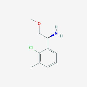 (S)-1-(2-Chloro-3-methylphenyl)-2-methoxyethanamine