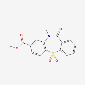 Methyl 10-methyl-11-oxo-10,11-dihydrodibenzo[b,f][1,4]thiazepine-8-carboxylate 5,5-dioxide