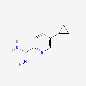 5-Cyclopropylpicolinimidamide