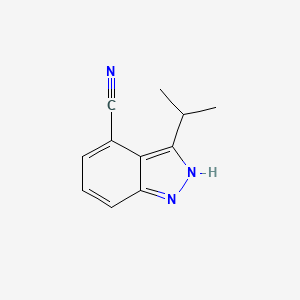 3-Isopropyl-1H-indazole-4-carbonitrile