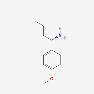 (S)-1-(4-Methoxyphenyl)pentan-1-amine