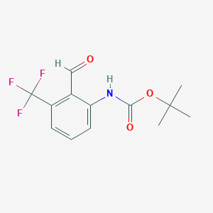 tert-Butyl (2-formyl-3-(trifluoromethyl)phenyl)carbamate