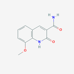 8-Methoxy-2-oxo-1,2-dihydroquinoline-3-carboxamide