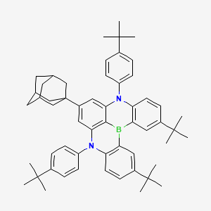 7-(Adamantan-1-yl)-2,12-di-tert-butyl-5,9-bis(4-(tert-butyl)phenyl)-5,9-dihydro-5,9-diaza-13b-boranaphtho[3,2,1-de]anthracene