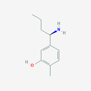 (R)-5-(1-Aminobutyl)-2-methylphenol