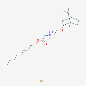 N,N-Dimethyl-2-(nonyloxy)-2-oxo-N-(2-((1,7,7-trimethylbicyclo[2.2.1]heptan-2-yl)oxy)ethyl)ethanaminium bromide