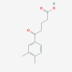 molecular formula C13H16O3 B1296458 5-(3,4-Dimethylphenyl)-5-oxovaleric acid CAS No. 7508-13-6
