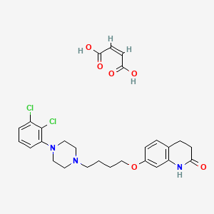 molecular formula C27H31Cl2N3O6 B12964584 Aripiprazole maleate CAS No. 129722-16-3