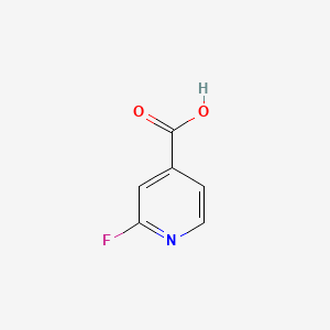 molecular formula C6H4FNO2 B1296461 2-Fluoroisonicotinic acid CAS No. 402-65-3