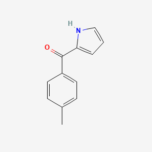 molecular formula C12H11NO B12964627 (1h-Pyrrol-2-yl)(4-methylphenyl)ketone CAS No. 55895-62-0