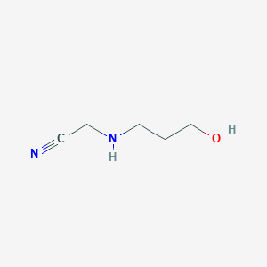 2-((3-Hydroxypropyl)amino)acetonitrile