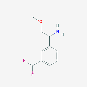 1-(3-(Difluoromethyl)phenyl)-2-methoxyethanamine