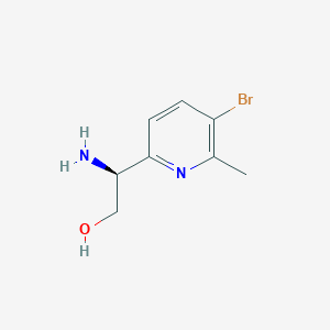 (S)-2-Amino-2-(5-bromo-6-methylpyridin-2-yl)ethanol