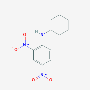 molecular formula C12H15N3O4 B1296468 N-环己基-2,4-二硝基苯胺 CAS No. 52790-66-6