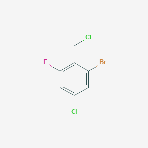 1-Bromo-5-chloro-2-(chloromethyl)-3-fluorobenzene