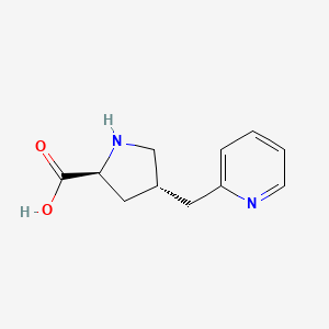 (2S,4S)-4-(pyridin-2-ylmethyl)pyrrolidine-2-carboxylic Acid