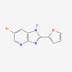 6-bromo-2-(furan-2-yl)-1H-imidazo[4,5-b]pyridine