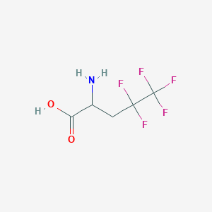 2-Amino-4,4,5,5,5-pentafluoropentanoic acid