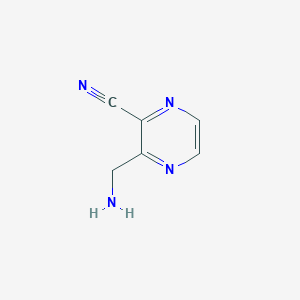 3-(Aminomethyl)pyrazine-2-carbonitrile