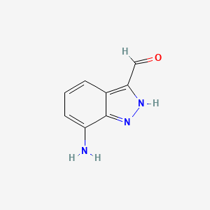 7-Amino-1H-indazole-3-carbaldehyde