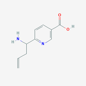 6-(1-Aminobut-3-en-1-yl)nicotinic acid